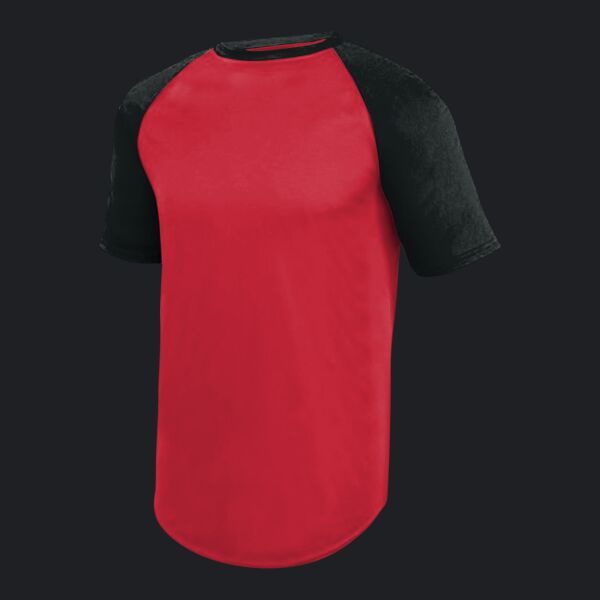 Unisex Wicking Short Sleeve Baseball Jersey Thumbnail