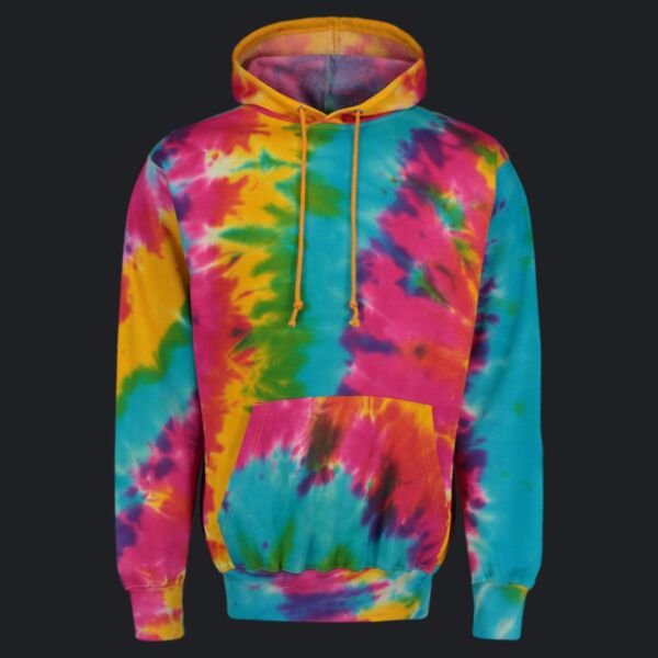 Unisex Classic Fleece Tie-Dye Hooded Sweatshirt Thumbnail