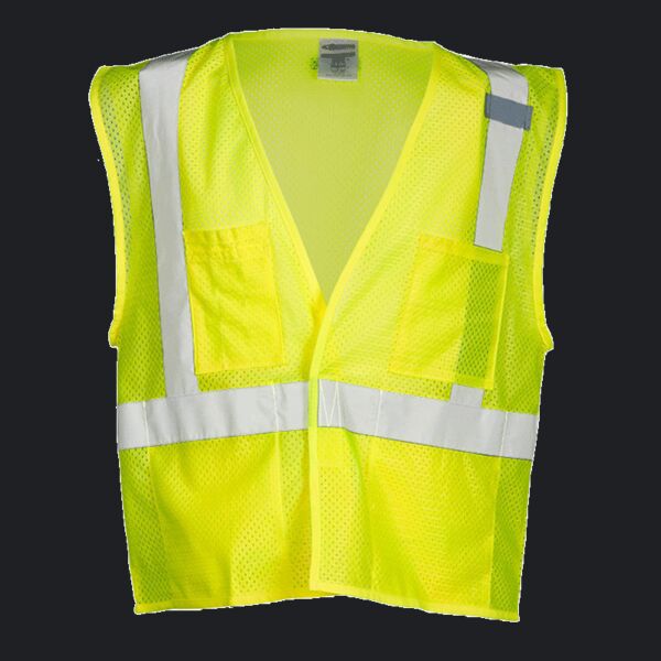 Unisex 4 Pocket Hook-and-Loop Mesh Vest Thumbnail