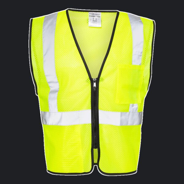Unisex Double-Pocket Zippered Economy Class 2  Vest Thumbnail