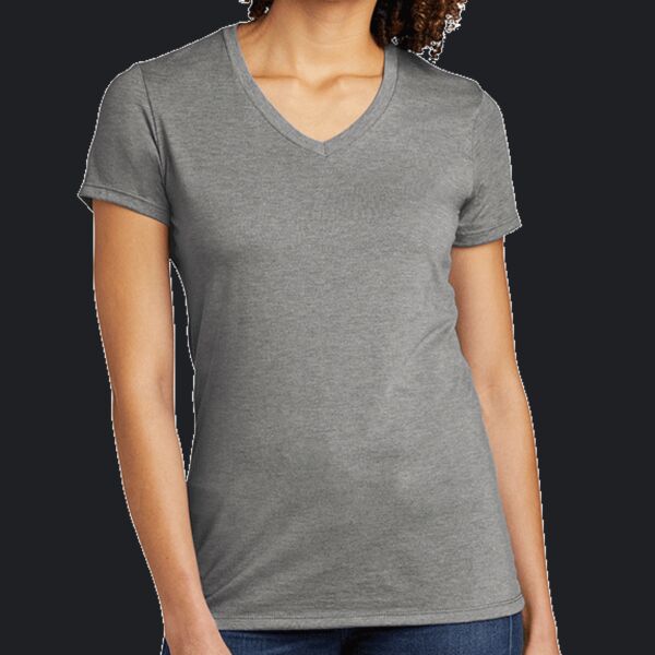 Women's Tri Blend V Neck Tee Thumbnail