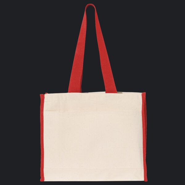 14L Tote with Contrast-Color Handles Thumbnail