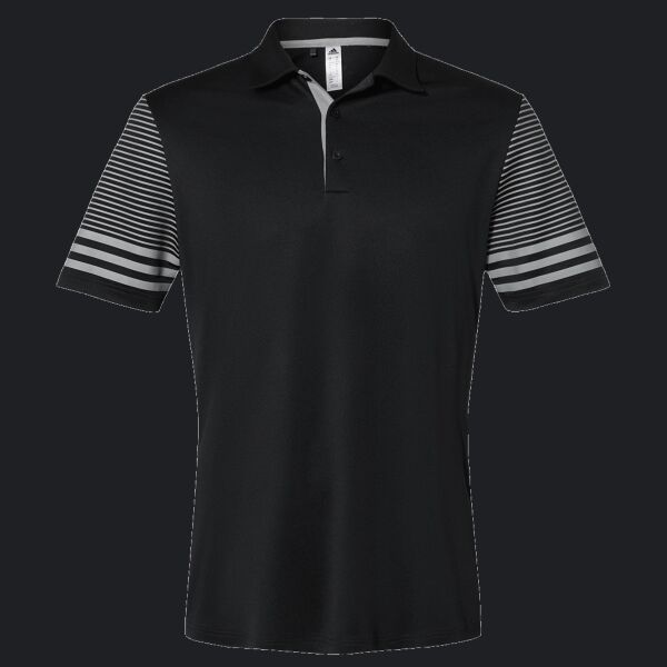Men's Striped Sleeve Polo Thumbnail