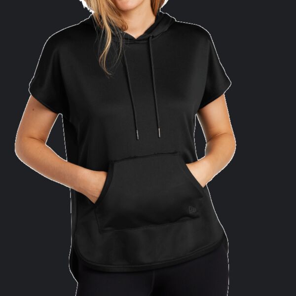 Women's Performance Terry Short Sleeve Hoodie Thumbnail