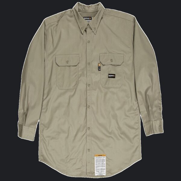 Men's Tall Flame-Resistant Button Down Work Shirt Thumbnail