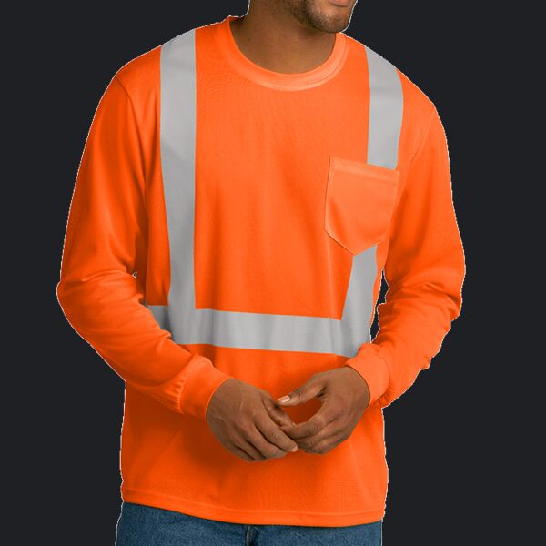 Ansi 107 Class 2 Mesh Long Sleeve Tee Thumbnail