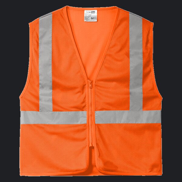 Ansi 107 Class 2 Economy Mesh Zippered Vest Thumbnail