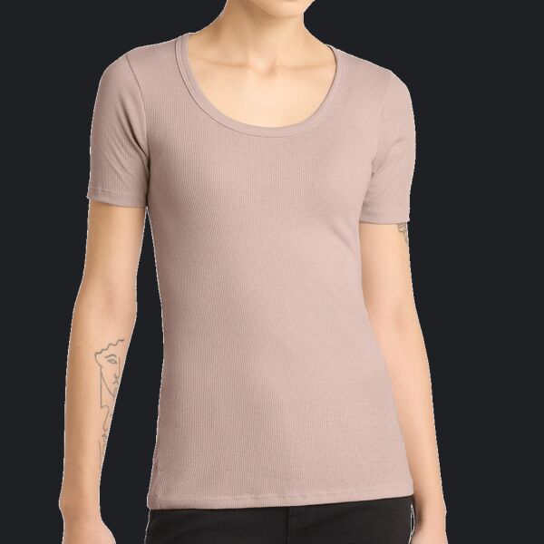 Women's V.I.T. Rib Scoop Neck Tee Thumbnail