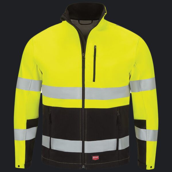 Men's Hi-Visibility Soft Shell Jacket Thumbnail