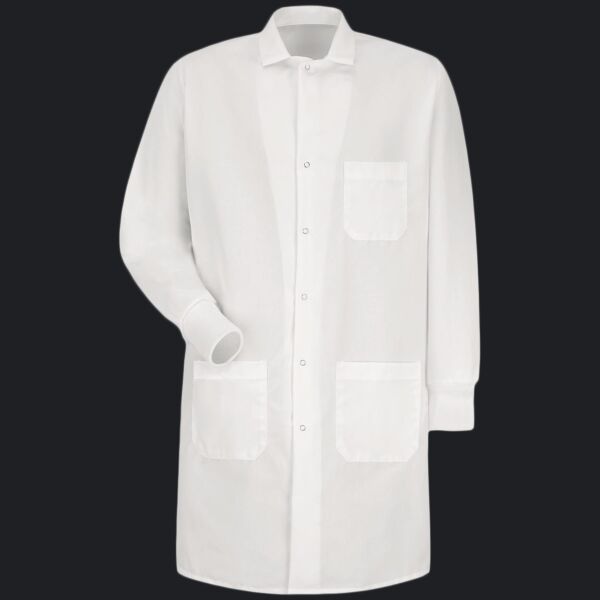 Unisex Poplin Specialized Cuffed Lab Coat Thumbnail