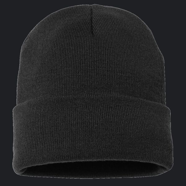 12" Jersey Lined Cuffed Beanie Thumbnail
