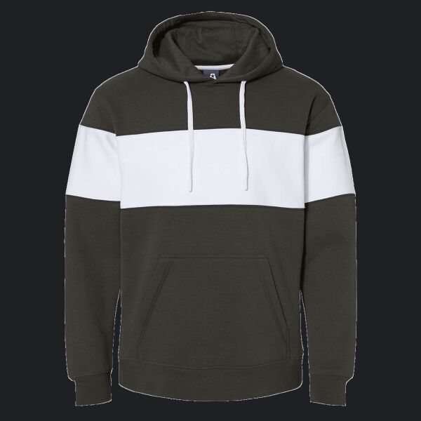 Men's Varsity Fleece Colorblocked Hooded Sweatshirt Thumbnail