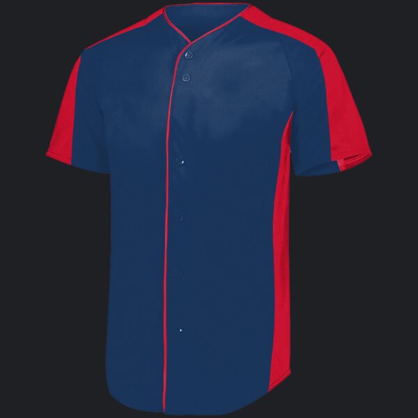 Full-Button Baseball Jersey Thumbnail
