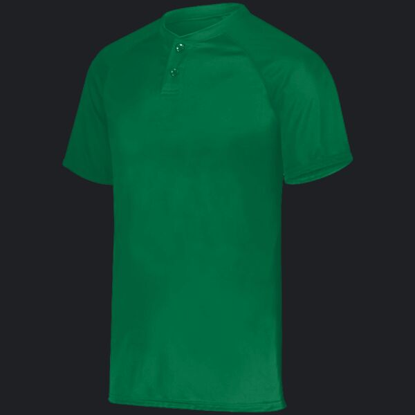 Attain Wicking Two-Button Baseball Jersey Thumbnail
