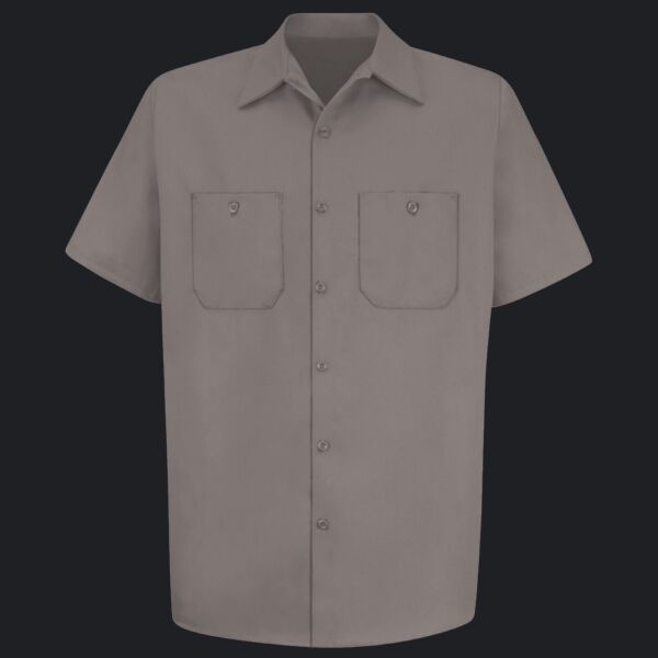 Men's Tall Cotton Short Sleeve Uniform Shirt Thumbnail