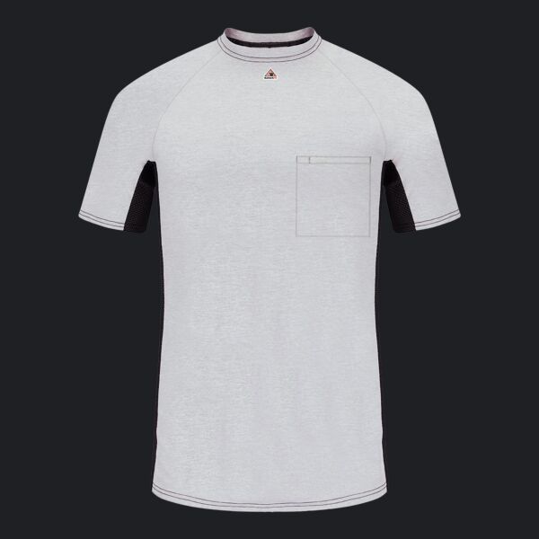 Men's FR Two-Tone Base Layer with Concealed Chest Pocket- EXCEL FR Thumbnail
