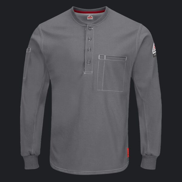 Men's iQ Series® Plus Long Sleeve Henley Thumbnail