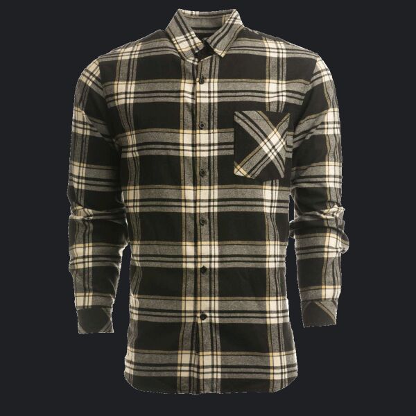 Men's Open Pocket Flannel Shirt Thumbnail