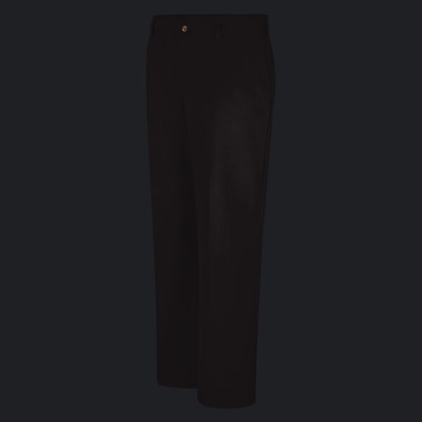 Women's Plain Front Cotton Pants Thumbnail