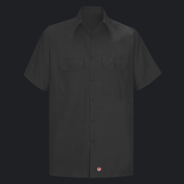 Men's Tall Ripstop Short Sleeve Work Shirt Thumbnail