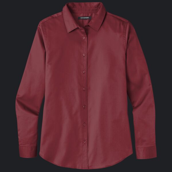 Women's Long Sleeve SuperPro React Twill Shirt Thumbnail