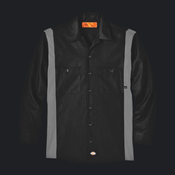 Men's Industrial Colorblocked Long Sleeve Shirt Thumbnail