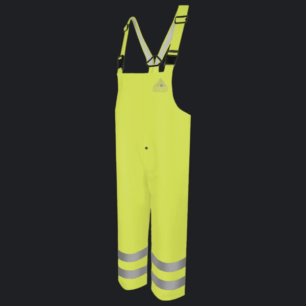Men's Hi-Visibility Flame-Resistant Rain Bib Overall - 10 oz. Thumbnail