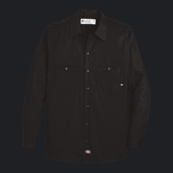 Men's Industrial Cotton Long Sleeve Work Shirt Thumbnail