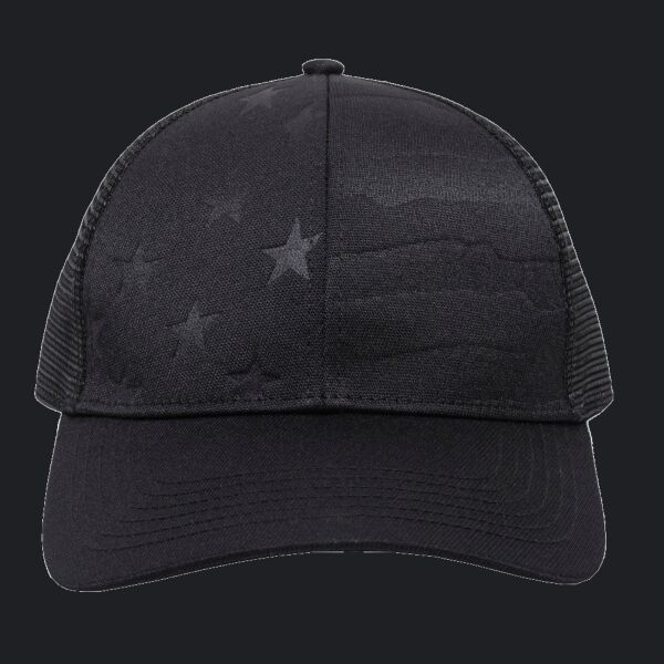 Debossed American Flag Mesh Back Thumbnail