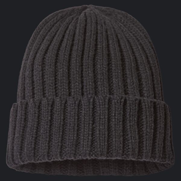 Sustainable Cable Knit Cuffed Beanie Thumbnail