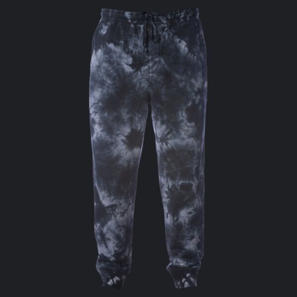 Unisex Tie-Dyed Fleece Sweatpants Thumbnail