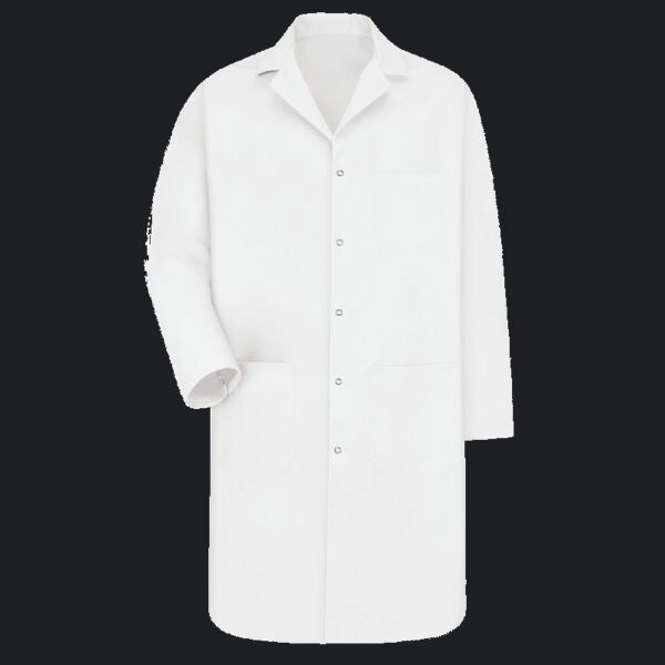 Unisex Gripper Front Lab Coat Thumbnail