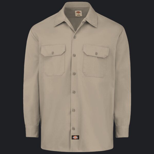 Men's Heavyweight Cotton Long Sleeve Shirt Thumbnail