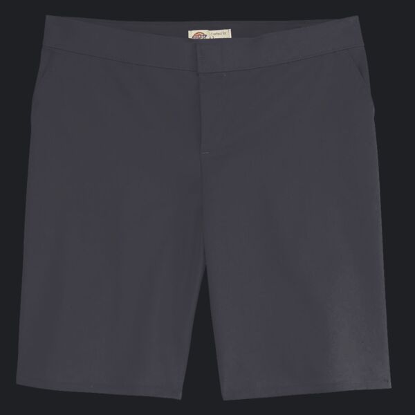 Women's Flat Front Shorts - Plus Thumbnail