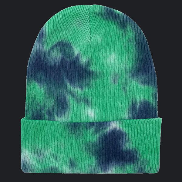 12" Tie-Dyed Cuffed Beanie Thumbnail