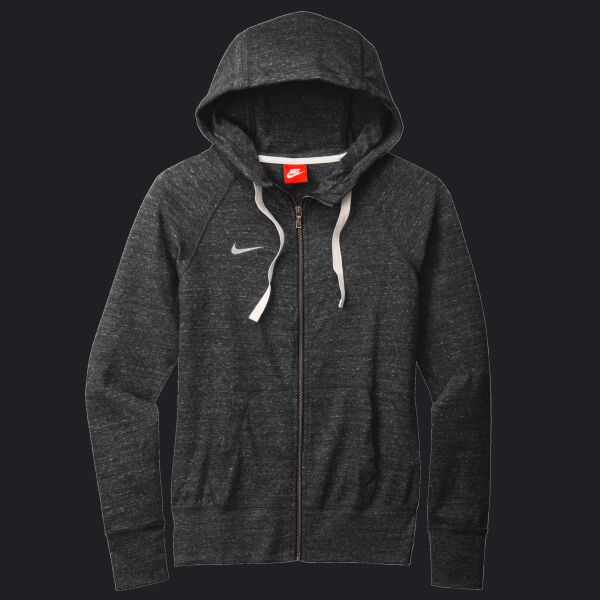 Women's Gym Vintage Full Zip Hoodie Thumbnail