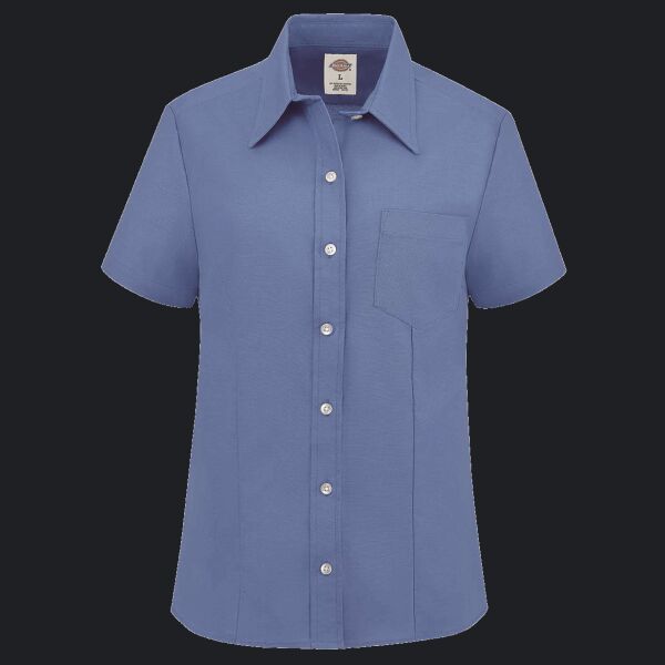 Women's Short Sleeve Stretch Oxford Shirt Thumbnail