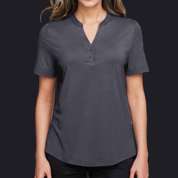 Ladies' JAQ Snap-Up Stretch Performance Polo Thumbnail