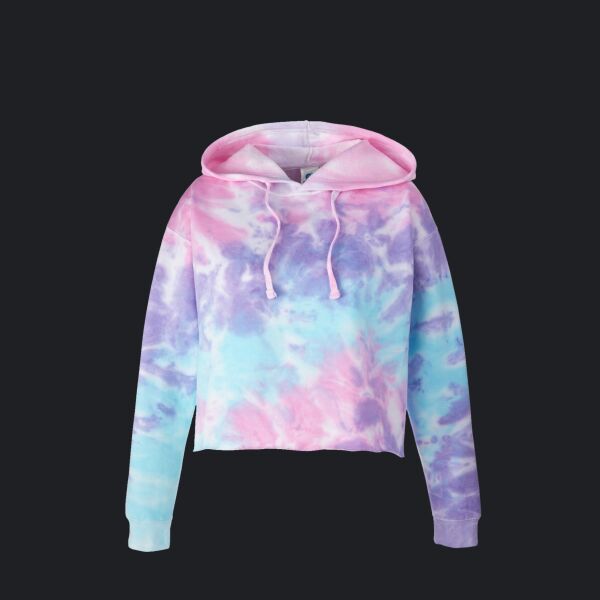 Ladies' Cropped Hooded Sweatshirt Thumbnail
