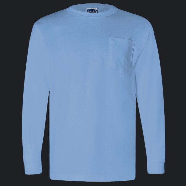 Unisex USA Made Long-Sleeve Pocket T-Shirt Thumbnail