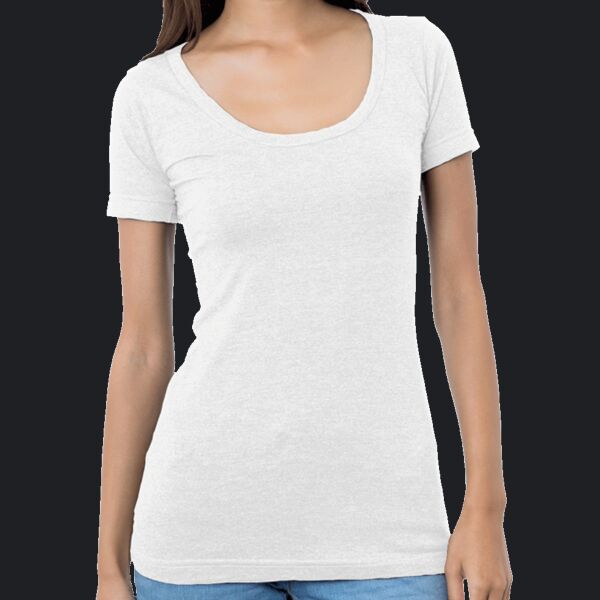 Ladies' USA Made Wide Scoop Neck T-Shirt Thumbnail