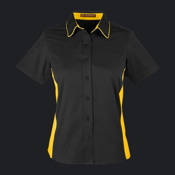 Ladies' Flash IL Colorblock Short Sleeve Shirt Thumbnail
