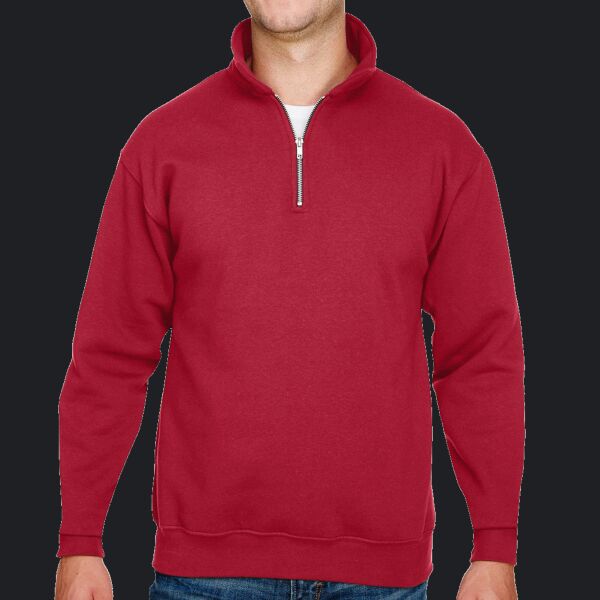 Unisex USA Made Quarter-Zip Pullover Sweatshirt Thumbnail