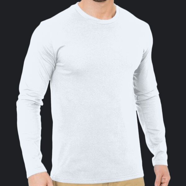 Unisex Fine Jersey Long-Sleeve Crew T-Shirt Thumbnail