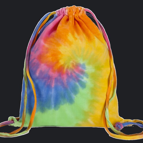 Swirl Tie-Dyed Drawstring Bag Thumbnail