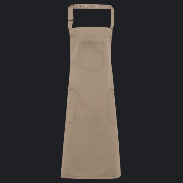 Unisex Cotton Chino Bib Apron Thumbnail