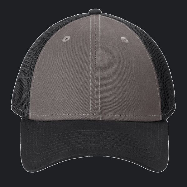 Snapback Contrast Front Mesh Cap Thumbnail