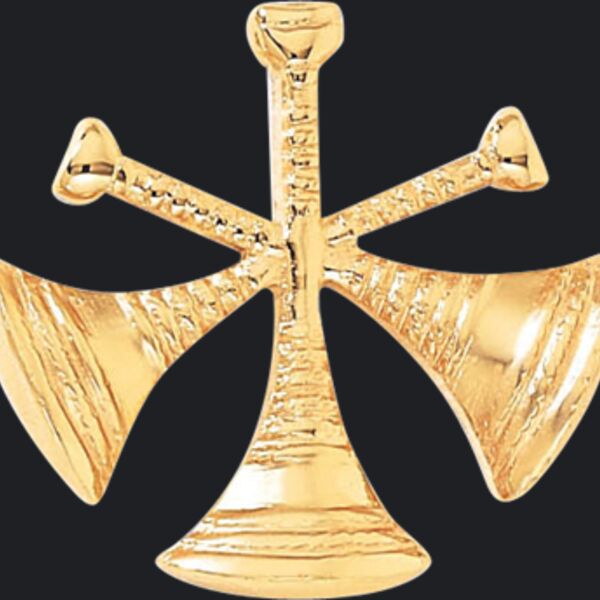 Blackinton Battalion Chief Hat Pin/Cap Insignia Thumbnail