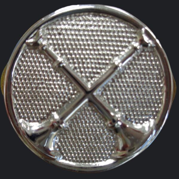 Blackinton Two Bugles Captain Lapel Medallion  Thumbnail