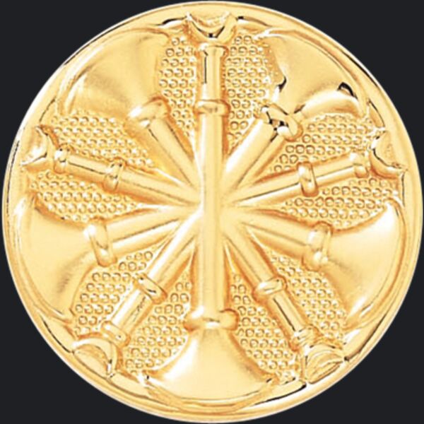 Blackinton Chief 5 Bugles Lapel Medallion Thumbnail